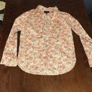J crew 3/4 button up